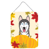 Caroline'S Treasures Alaskan Malamute Thanksgiving Wall Or Door Hanging Prints Bb2024Ds1216, 16Hx12W, Multicolor