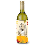 Caroline'S Treasures Bb2050Literk Afghan Hound Thanksgiving Wine Bottle Hugger Koozie, 750Ml, Multicolor
