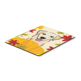 Caroline'S Treasures Golden Retriever Thanksgiving Mouse Pad, Hot Pad Or Trivet, Multicolor (Bb2058Mp)