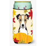 Caroline'S Treasures Bb2067Tbc Jack Russell Terrier Thanksgiving Tall Boy Hugger Koozie, Multicolor