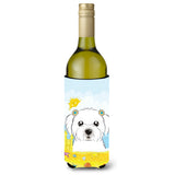 Caroline'S Treasures Bb2076Literk Maltese Summer Beach Wine Bottle Hugger Koozie, 750Ml, Multicolor