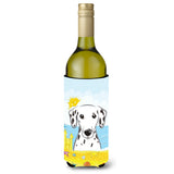 Caroline'S Treasures Bb2078Literk Dalmatian Summer Beach Wine Bottle Hugger Koozie, 750Ml, Multicolor