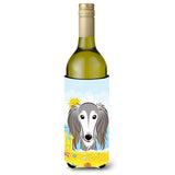 Caroline'S Treasures Bb2097Literk Saluki Summer Beach Wine Bottle Hugger Koozie, 750Ml, Multicolor