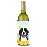Caroline'S Treasures Bb2105Literk Bernese Mountain Dog Summer Beach Wine Bottle Hugger Koozie, 750Ml, Multicolor