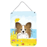 Caroline'S Treasures Papillon Summer Beach Wall Or Door Hanging Prints Bb2116Ds1216, 16Hx12W, Multicolor