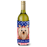 Caroline'S Treasures Bb2134Literk Yorkie Yorkshire Terrier Wine Bottle Hugger Koozie, 750Ml, Multicolor