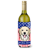 Caroline'S Treasures Bb2135Literk Golden Retriever Wine Bottle Hugger Koozie, 750Ml, Multicolor