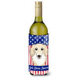Caroline'S Treasures Bb2142Literk Longhair Crme Dachshund Wine Bottle Hugger Koozie, 750Ml, Multicolor