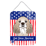 Caroline'S Treasures Cocker Spaniel Wall Or Door Hanging Prints Bb2146Ds1216, 16Hx12W, Multicolor