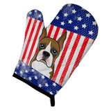 Caroline'S Treasures Bb2153Ovmt American Flag And Boxer Oven Mitt, 12 By 8.5, Multicolor