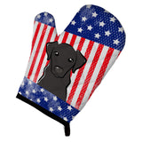 Caroline'S Treasures Bb2165Ovmt American Flag And Black Labrador Oven Mitt, 12 By 8.5, Multicolor