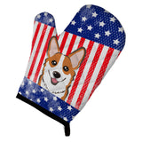 Caroline'S Treasures Bb2184Ovmt American Flag And Red Corgi Oven Mitt, 12 By 8.5, Multicolor