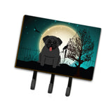 Caroline'S Treasures Halloween Scary Pug Black Leash Or Key Holder Bb2196Th68, Triple
