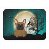 Caroline'S Treasures Halloween Scary French Bulldog Brown Floor Mat, 19 X 27, Multicolor