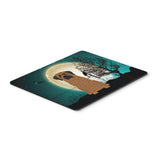 Caroline'S Treasures Halloween Scary Mastiff Brindle Mouse Pad, Multicolor, 7.75X9.25 (Bb2205Mp)