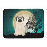Caroline'S Treasures Halloween Scary Mastiff White Floor Mat, 19 X 27, Multicolor