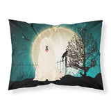 Caroline'S Treasures Halloween Scary South Russian Sheepdog Fabric Standard Pillowcase Bb2214Pillowcase, Multicolor