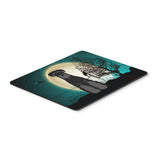 Caroline'S Treasures Halloween Scary Standard Schnauzer Black Mouse Pad, Multicolor, 7.75X9.25 (Bb2222Mp)