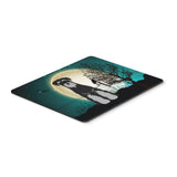 Caroline'S Treasures Halloween Standard Schnauzer Black Grey Mouse Pad, Multicolor, 7.75X9.25 (Bb2224Mp)