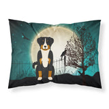 Caroline'S Treasures Halloween Scary Appenzeller Sennenhund Fabric Standard Pillowcase Bb2233Pillowcase, Multicolor