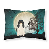 Caroline'S Treasures Halloween Scary Swiss Hound Fabric Standard Pillowcase Bb2234Pillowcase, Multicolor