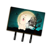 Caroline'S Treasures Halloween Scary White German Shepherd Leash Or Key Holder Bb2235Th68, Triple