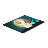 Caroline'S Treasures Halloween Scary Central Asian Shepherd Dog Mouse Pad, Multicolor, 7.75X9.25 (Bb2239Mp)