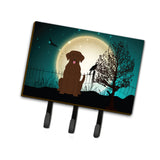 Caroline'S Treasures Halloween Scary Chocolate Labrador Leash Or Key Holder Bb2246Th68, Triple