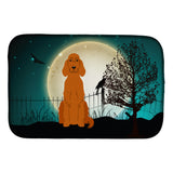 Caroline'S Treasures Halloween Scary Irish Setter Dish Drying Mat, 14 X 21