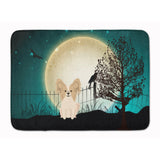 Caroline'S Treasures Halloween Scary Papillon Sable White Floor Mat, 19 X 27, Multicolor