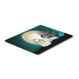 Caroline'S Treasures Halloween Scary Shih Tzu Silver White Mouse Pad, Multicolor, 7.75X9.25 (Bb2275Mp)