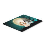 Caroline'S Treasures Halloween Scary Shih Tzu Red White Mouse Pad, Multicolor, 7.75X9.25 (Bb2277Mp)