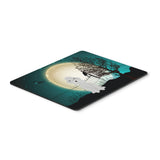 Caroline'S Treasures Halloween Scary Bedlington Terrier Blue Mouse Pad, Multicolor, 7.75X9.25 (Bb2280Mp)