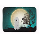 Caroline'S Treasures Halloween Scary Bedlington Terrier Blue Floor Mat, 19 X 27, Multicolor