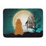 Caroline'S Treasures Halloween Scary Cocker Spaniel Red Floor Mat, 19 X 27, Multicolor
