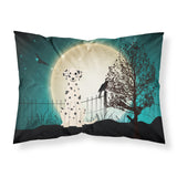 Caroline'S Treasures Halloween Scary Dalmatian Fabric Standard Pillowcase Bb2287Pillowcase, Multicolor