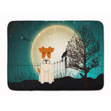 Caroline'S Treasures Halloween Scary Wire Fox Terrier Floor Mat, 19 X 27, Multicolor