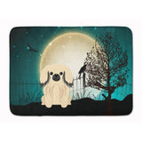 Caroline'S Treasures Halloween Scary Pekingnese Cream Floor Mat, 19 X 27, Multicolor