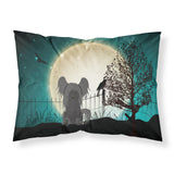 Caroline'S Treasures Halloween Scary Chinese Crested Black Fabric Standard Pillowcase Bb2302Pillowcase