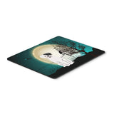 Caroline'S Treasures Halloween Scary White Boxer Cooper Mouse Pad, Multicolor, 7.75X9.25 (Bb2304Mp)