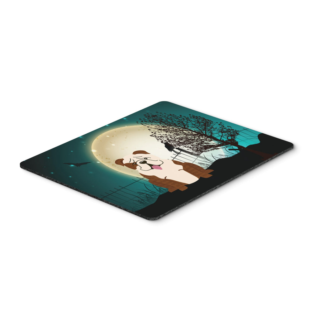 Caroline'S Treasures Halloween English Bulldog Brindle White Mouse Pad, Multicolor, 7.75X9.25 (Bb2311Mp)