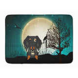 Caroline'S Treasures Halloween Wire Haired Dachshund Dapple Floor Mat, 19 X 27, Multicolor