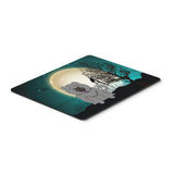 Caroline'S Treasures Halloween Scary Chow Chow Blue Mouse Pad, Multicolor, 7.75X9.25 (Bb2329Mp)