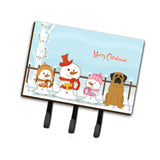 Caroline'S Treasures Christmas Carolers Merry Mastiff Leash Or Key Holder Bb2349Th68, Triple