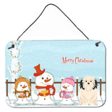 Caroline'S Treasures Christmas Carolers Merry Lowchen Wall Or Door Hanging Prints Bb2350Ds812, 8 X 12