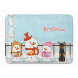 Caroline'S Treasures Christmas Carolers Manchester Terrier Floor Mat, 19 X 27, Multicolor
