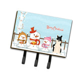 Caroline'S Treasures Merry Christmas Carolers Russo-European Laika Spitz Leash Or Key Holder Bb2360Th68, Triple, Multicolor