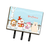 Caroline'S Treasures Christmas Carolers Merry Samoyed Leash Or Key Holder Bb2361Th68, Triple