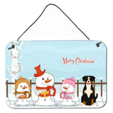 Caroline'S Treasures Christmas Carolers Merry Entlebucher Wall Or Door Hanging Prints Bb2369Ds812, 8 X 12