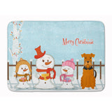 Caroline'S Treasures Merry Christmas Carolers Airedale Floor Mat, 19 X 27, Multicolor
